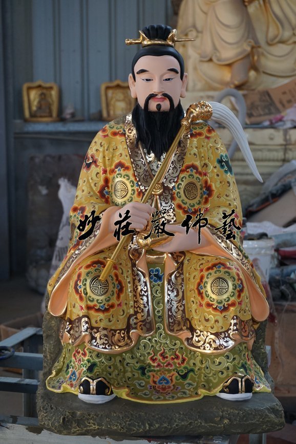 許天師許遜神像工廠實拍圖 許天師許遜神像工廠實拍圖