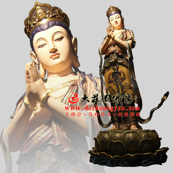 八大菩薩之觀音菩薩彩繪佛像 八大菩薩之觀音菩薩彩繪佛像